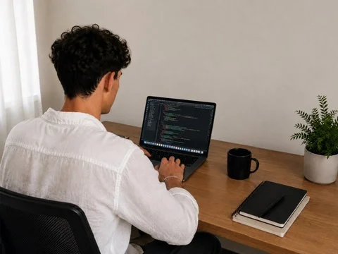 Weinoteam bei der Arbeit an einem Websiteprojekt